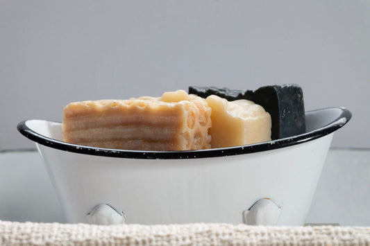 Ribbed Ceramic Soap Dish - view 1
